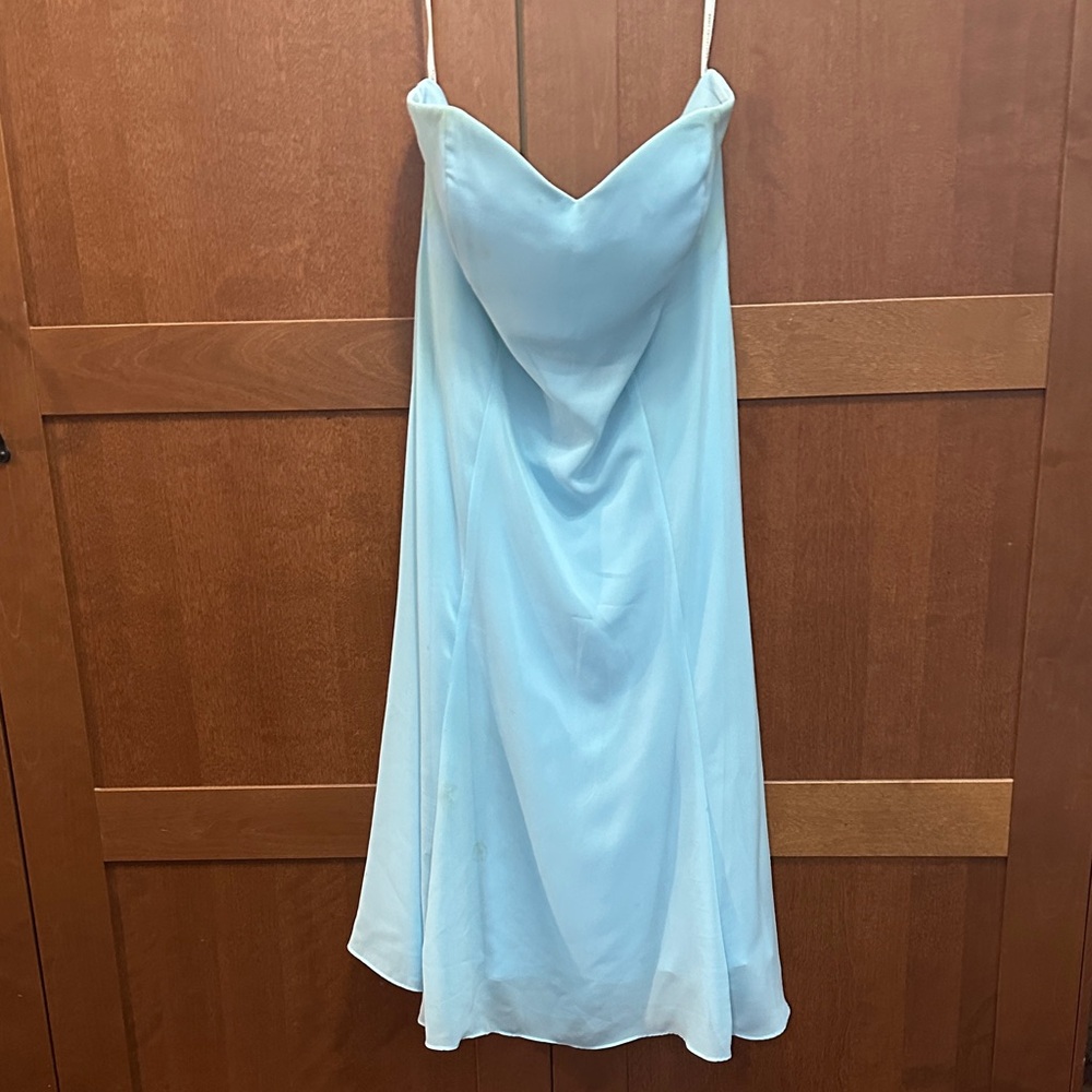 Dessy Collection Celestial Blue Dress